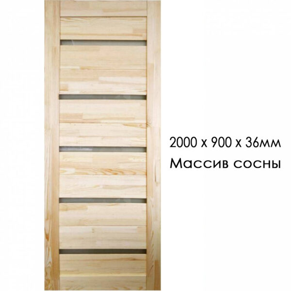 Межкомнатная дверь ЭКОЛАЙН 1 ДО, 2000x900